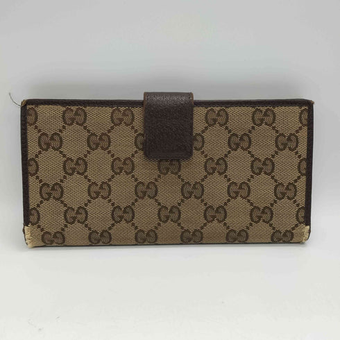 グッチ GUCCI GGキャンバス 長財布 メンズ