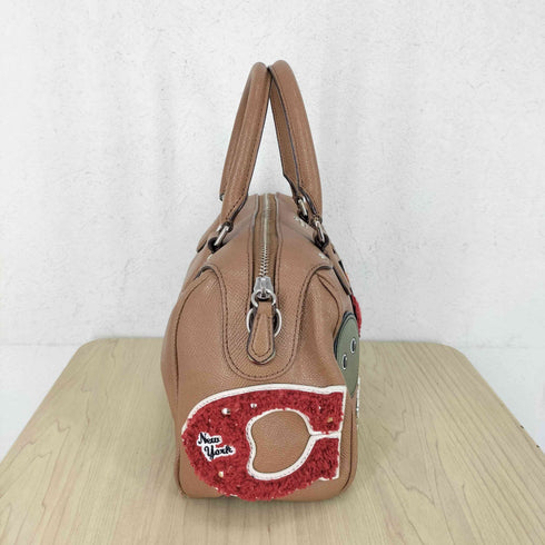 コーチ COACH サッチェル パッチワーク レザーハンドバッグ レディース