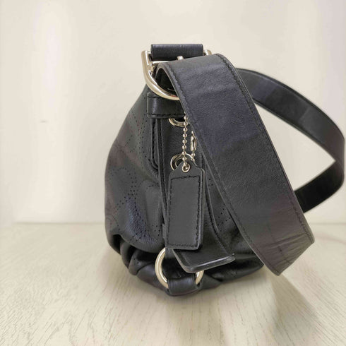 コーチ COACH シグネチャー パンチング レザーショルダーバッグ Y2K レディース