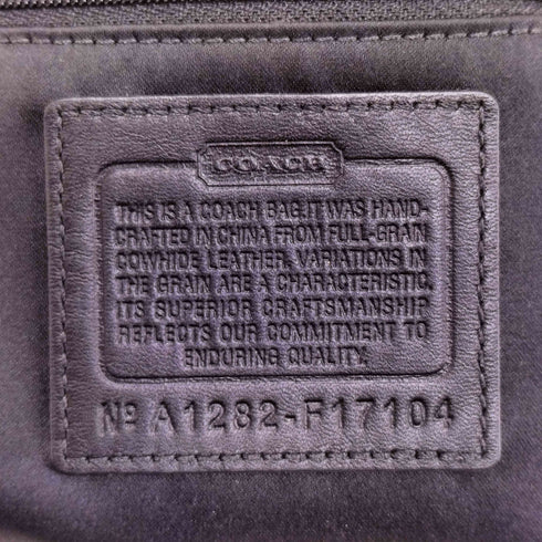 コーチ COACH シグネチャー パンチング レザーショルダーバッグ Y2K レディース
