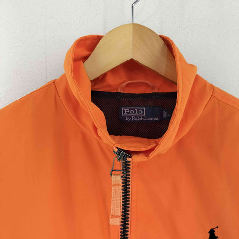 ポロバイラルフローレン Polo by RALPH LAUREN 90S ワンポイント刺繍ナイロンジャケット メンズ import:L