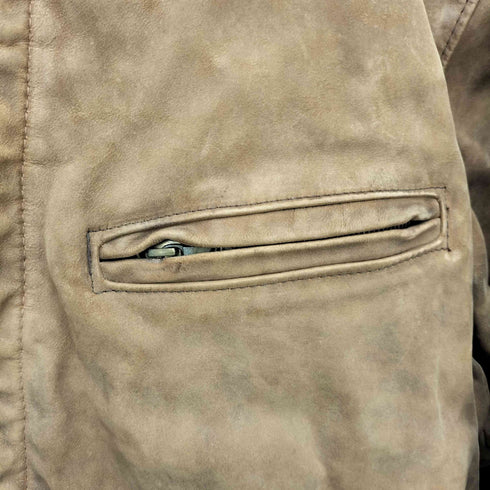 ショット Schott 裏地ブランケット スウェード レザージャケット 短丈 メンズ 38