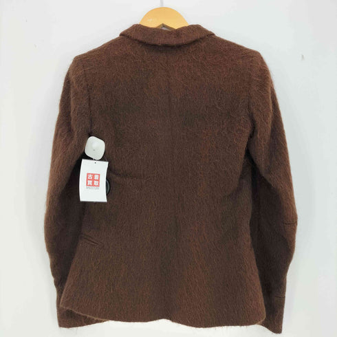 サルヴァトーレフェラガモ Salvatore Ferragamo イタリア製 レーヨン シャギーニット 3B テーラードジャケット レディース US:4