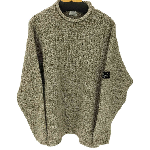 シーピーカンパニー C.P.COMPANY 90S 96AW undersixteen イタリア製 メランジ ロールネック アルパカ レーヨン混 ウール ニット セーター メンズ