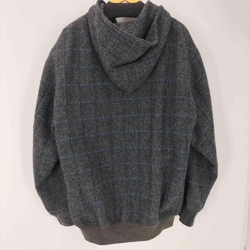 スワッガー SWAGGER 00S 03AW Harris Tweed PURE NEW WOOL スター スタッズ ジップアップ ウール パーカー ジャケット メンズ JPN:XL
