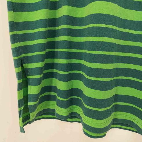 マリメッコ marimekko ボーダー コットン クルーネックTシャツ レディース import:M