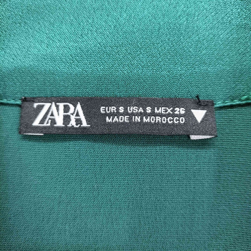 ザラ ZARA バイカラーサテントラックジャケット メンズ import:S