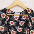 ザラ ZARA ボタニカル柄 フリンジロングベスト レディース import:M