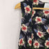 ザラ ZARA ボタニカル柄 フリンジロングベスト レディース import:M