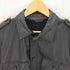 ザラ ZARA SRPLS MLTRY CMS PL 09 2ポケット ラムレザーシャツ メンズ import:M