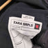 ザラ ZARA SRPLS MLTRY CMS PL 09 2ポケット ラムレザーシャツ メンズ import:M