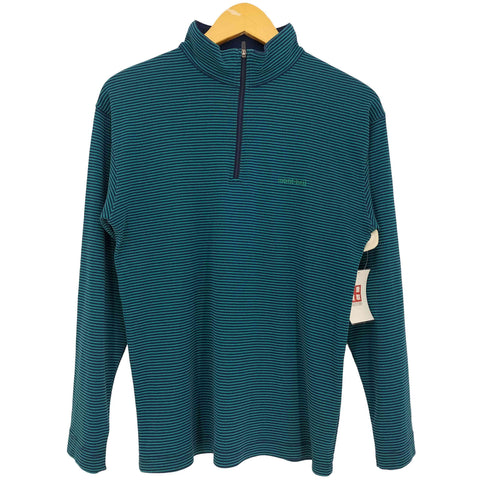 モンベル mont bell WIC.ボーダーロングスリーブジップシャツ メンズ import:M