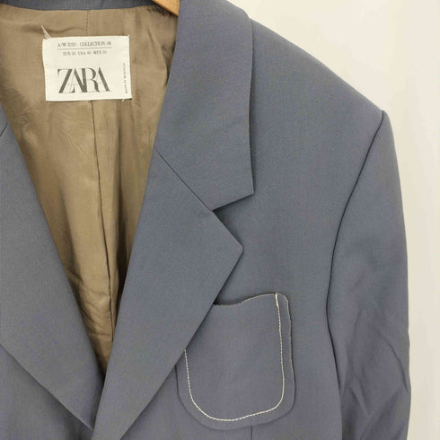 ザラ ZARA STUDIO COLLECTION Suit Blazer ウールコットン 2B テーラードジャケット メンズ 50