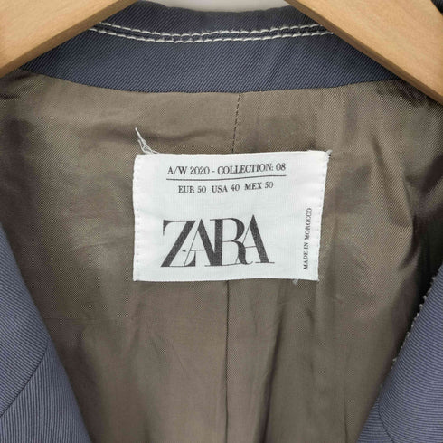 ザラ ZARA STUDIO COLLECTION Suit Blazer ウールコットン 2B テーラードジャケット メンズ 50