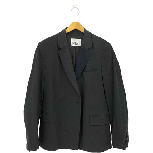 ザラ ZARA STUDIO COLLECTION ストライプ レイヤード 1B テーラードジャケット メンズ US:38