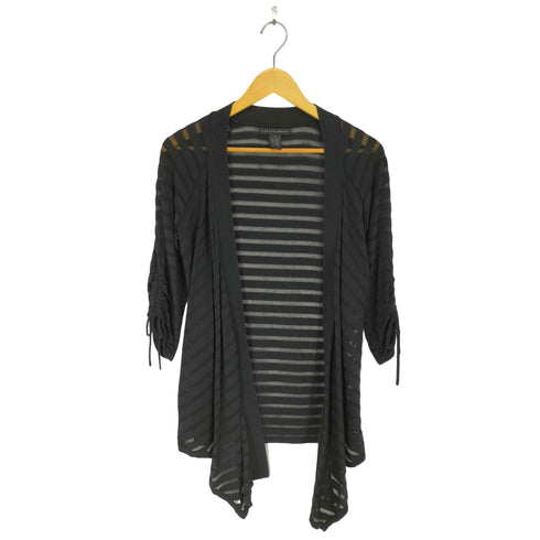 GRACE ELEMENTS シースルーボーダー カーディガン レディース import:S