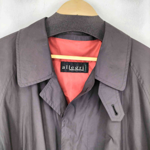 アレグリ allegri ナイロン ステンカラーコート メンズ