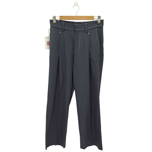 ザラ ZARA STUDIO COLLECTION タック ストレート スラックスパンツ メンズ 38