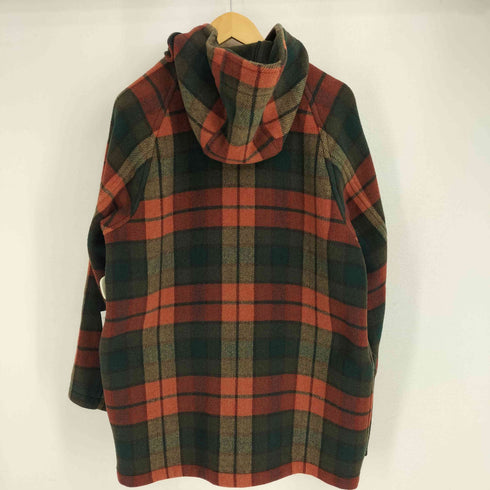 078 CITE イギリス製 CM RAGLAN チェック ダッフルコート メンズ import:M
