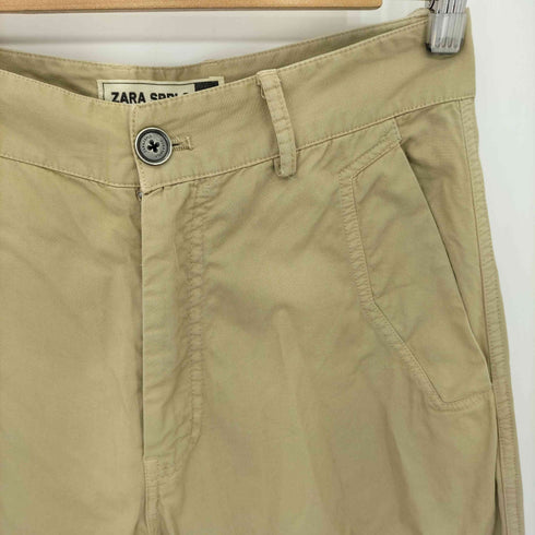 ザラ ZARA SRPLS コットン ワイドレッグ トラウザー チノパンツ メンズ 36
