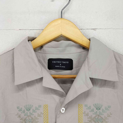 ユナイテッドトウキョウ UNITED TOKYO エンブロイダリーオープンカラーシャツ メンズ JPN:3