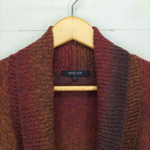 ミッシェルクランオム MICHEL KLEIN HOMME モヘア混 ショールカラーカーディガン メンズ 51