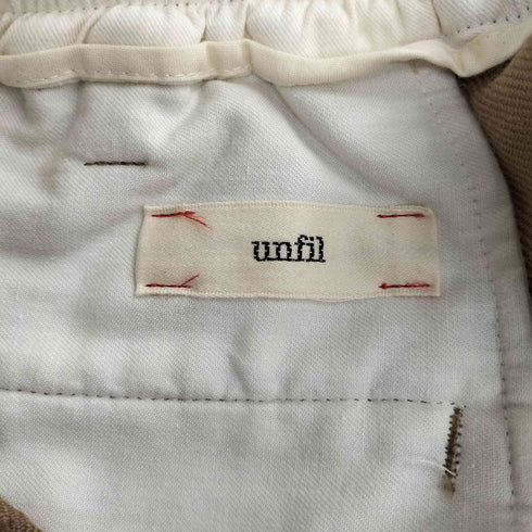 アンフィル unfil ウール 2タック イージースラックスパンツ メンズ JPN:3