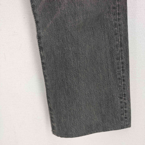 ブルーナボイン BRU NA BOINNE ブラックデニム ボタンフライ ストレートパンツ メンズ JPN:0