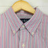 ポロラルフローレン POLO RALPH LAUREN CUSTOM FIT ポニー刺繍 ストライプボタンダウンシャツ メンズ import:L