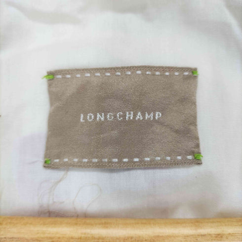 ロンシャン LONGCHAMP フランス製 ボタニカル柄 ジップアップ ワンピース レディース import:S
