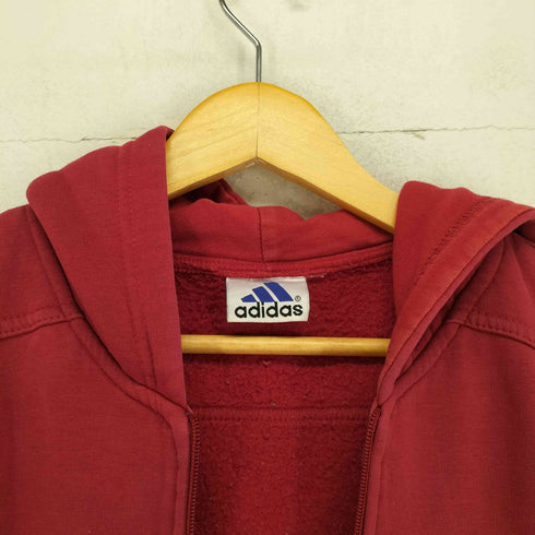 アディダス adidas 90S パフォーマンスロゴ 裏起毛フルジップパーカー メンズ