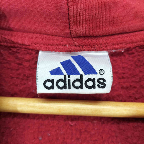 アディダス adidas 90S パフォーマンスロゴ 裏起毛フルジップパーカー メンズ