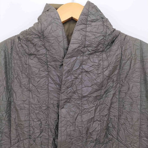 プランテーション Plantation シワ加工 ハイネック 中綿 ミドルコート メンズ JPN:1