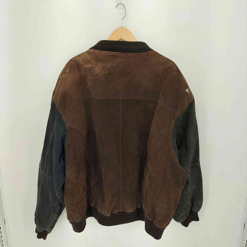 EMBARCADERO COLLECTION バイカラー リブデザイン ジップアップ ブルゾンジャケット メンズ 4X