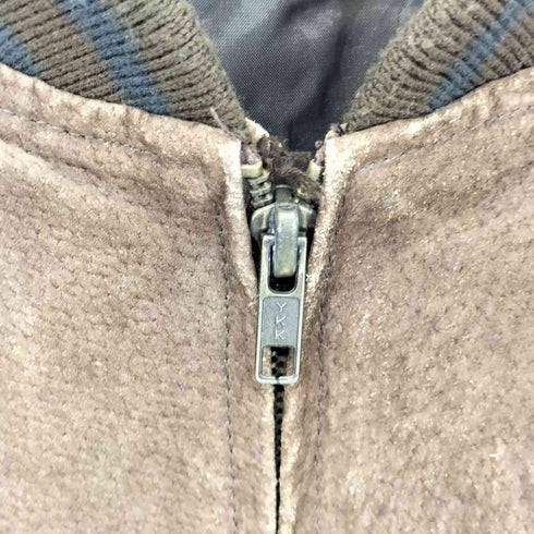 EMBARCADERO COLLECTION バイカラー リブデザイン ジップアップ ブルゾンジャケット メンズ 4X