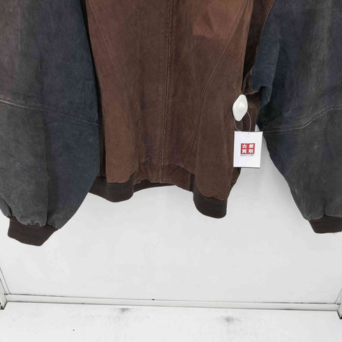 EMBARCADERO COLLECTION バイカラー リブデザイン ジップアップ ブルゾンジャケット メンズ 4X