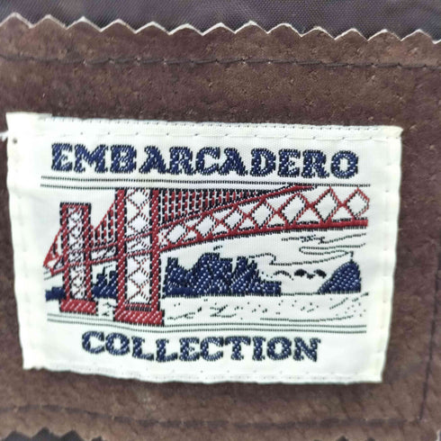 EMBARCADERO COLLECTION バイカラー リブデザイン ジップアップ ブルゾンジャケット メンズ 4X