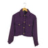 ザラ ZARA クロップドツイードジャケット レディース import:XS