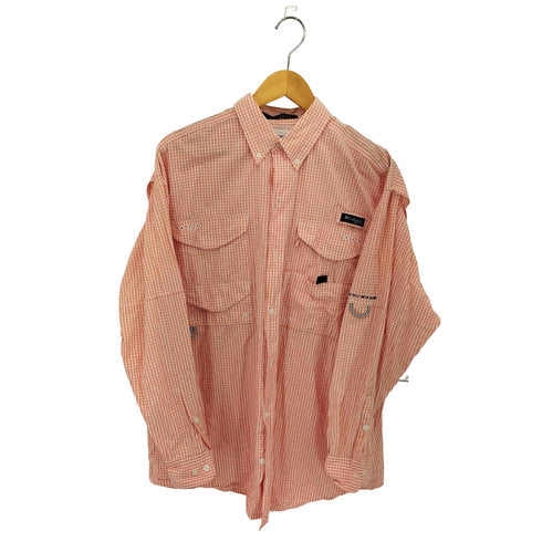 コロンビア Columbia PFG SUPER BONEHEAD ギンガムチェック フィッシングシャツ メンズ import:M