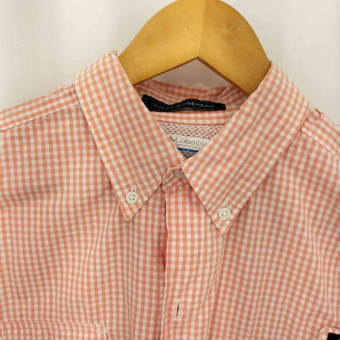 コロンビア Columbia PFG SUPER BONEHEAD ギンガムチェック フィッシングシャツ メンズ import:M