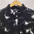 ポロラルフローレン POLO RALPH LAUREN 魚 カジキ フィッシュ 総柄 S/S ポロシャツ メンズ import:M