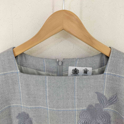 オースティンリード AUSTIN REED 刺繍 ウール ワンピース レディース