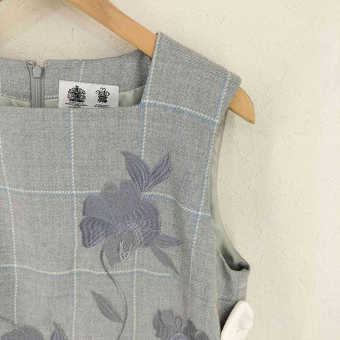 オースティンリード AUSTIN REED 刺繍 ウール ワンピース レディース