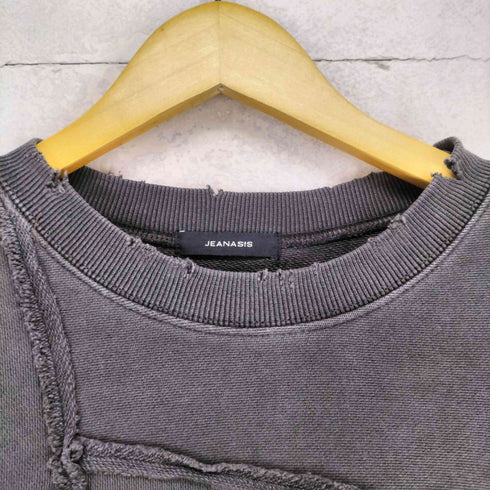 ジーナシス JEANASIS クラッシュリメイクライクスウェット Y2K レディース F
