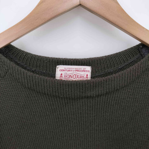 ボンクラ BONCOURA クルーネック ニット メンズ 40