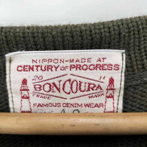 ボンクラ BONCOURA クルーネック ニット メンズ 40
