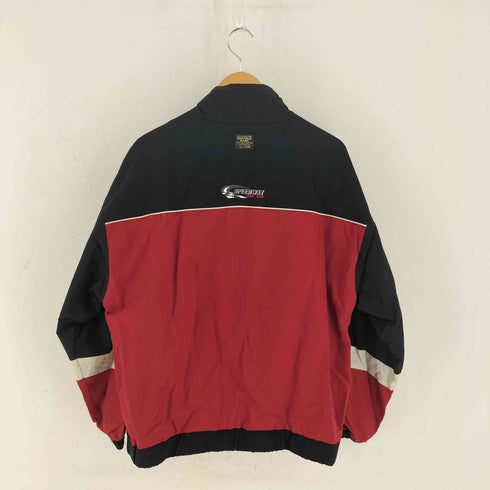 ダブルネーム DOUBLE NAME 配色切替レーシングジャケット メンズ FREE