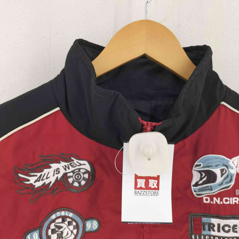 ダブルネーム DOUBLE NAME 配色切替レーシングジャケット メンズ FREE