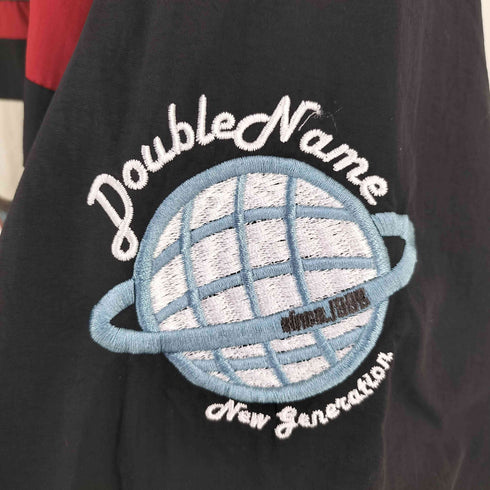 ダブルネーム DOUBLE NAME 配色切替レーシングジャケット メンズ FREE