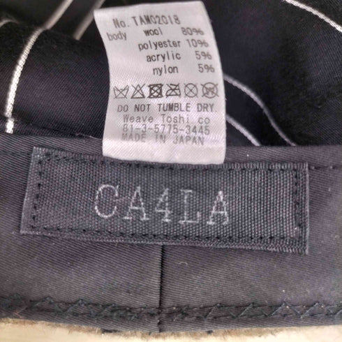 カシラ CA4LA ウールキャスケット メンズ